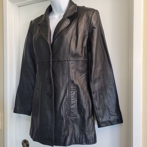 Jones New York leather jacket - Picture 4 of 9